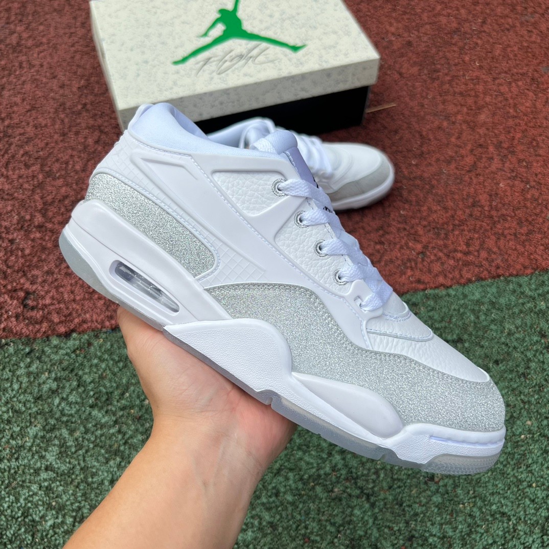 Jordan 4 RM White Metallic Silver