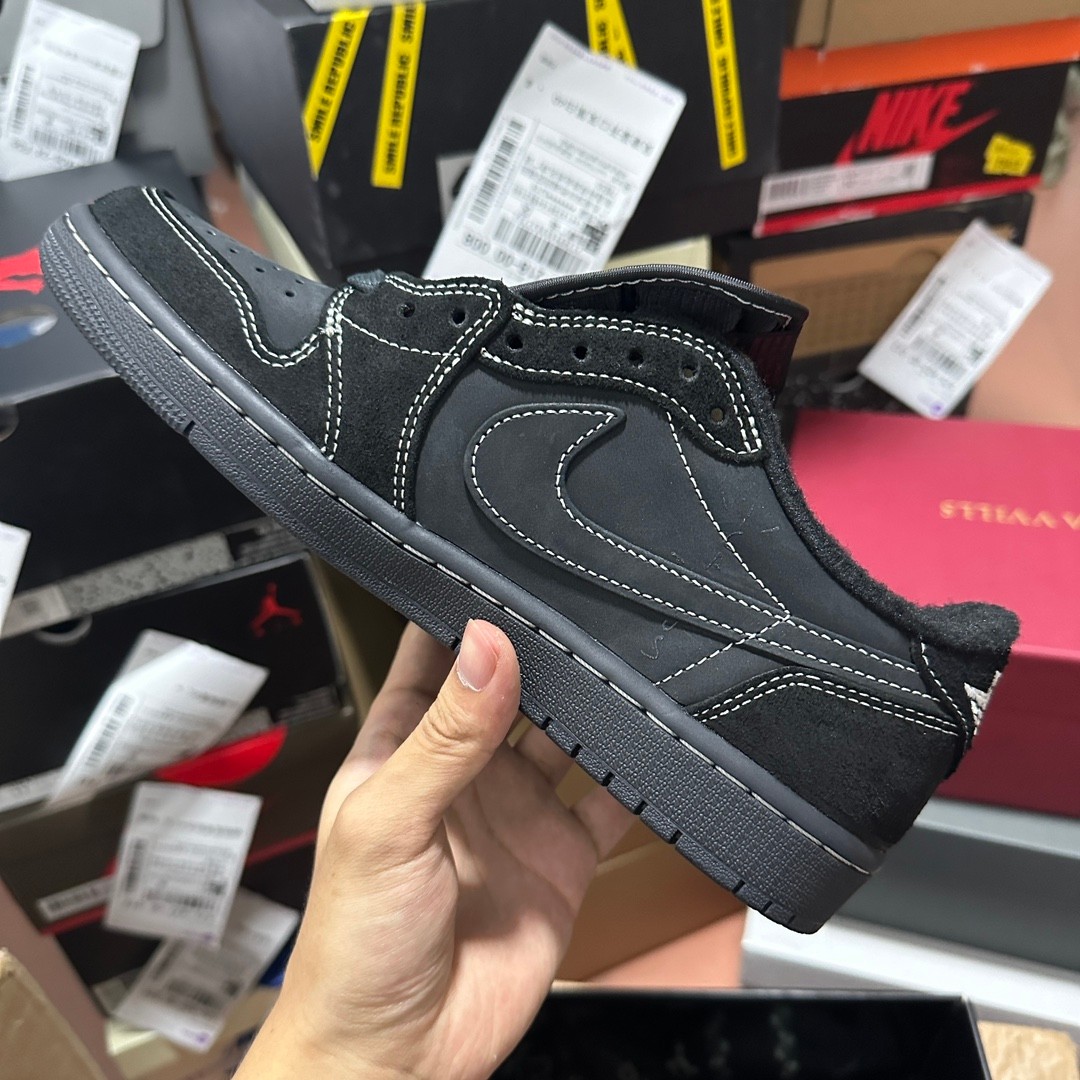LJR Batch Jordan 1 Retro Low OG SP Travis Scott Black Phantom