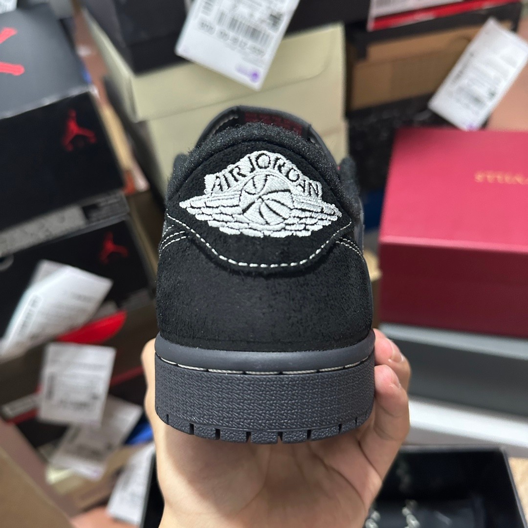 LJR Batch Jordan 1 Retro Low OG SP Travis Scott Black Phantom