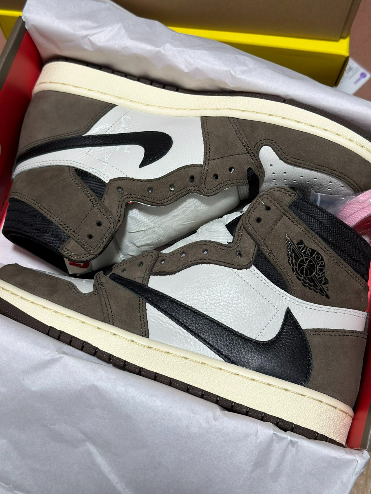 LJR Batch Jordan 1 Retro High OG SP Travis Scott Mocha