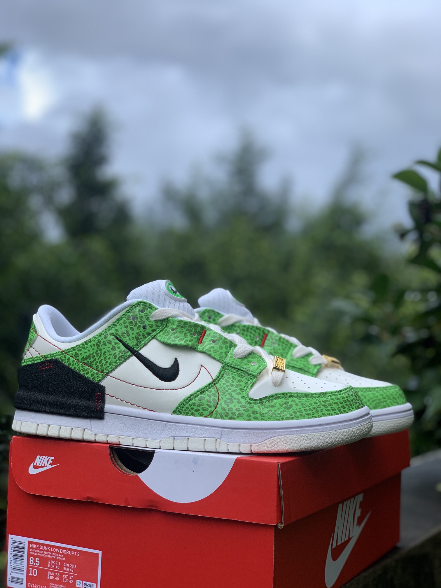 Nike Dunk Low Disrupt 2 Just Do It Snakeskin Green (Women's)