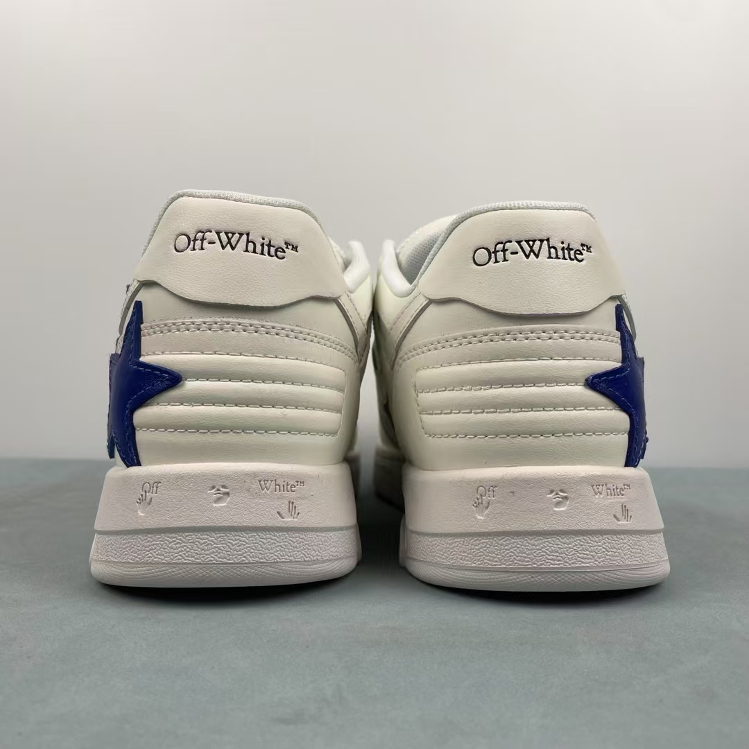 OFF WHITE White/Blue Star Out Of Office