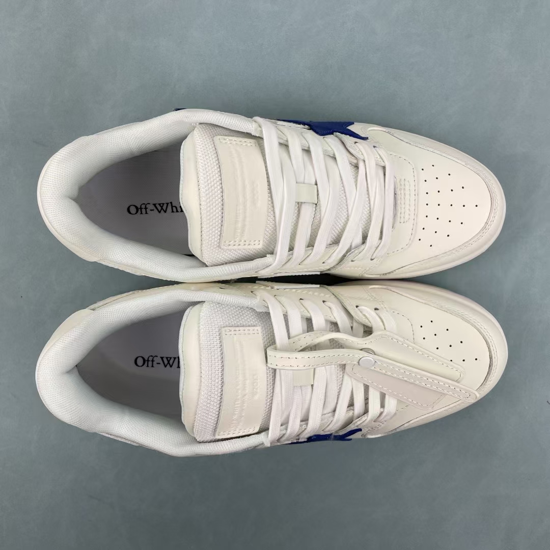OFF WHITE White/Blue Star Out Of Office