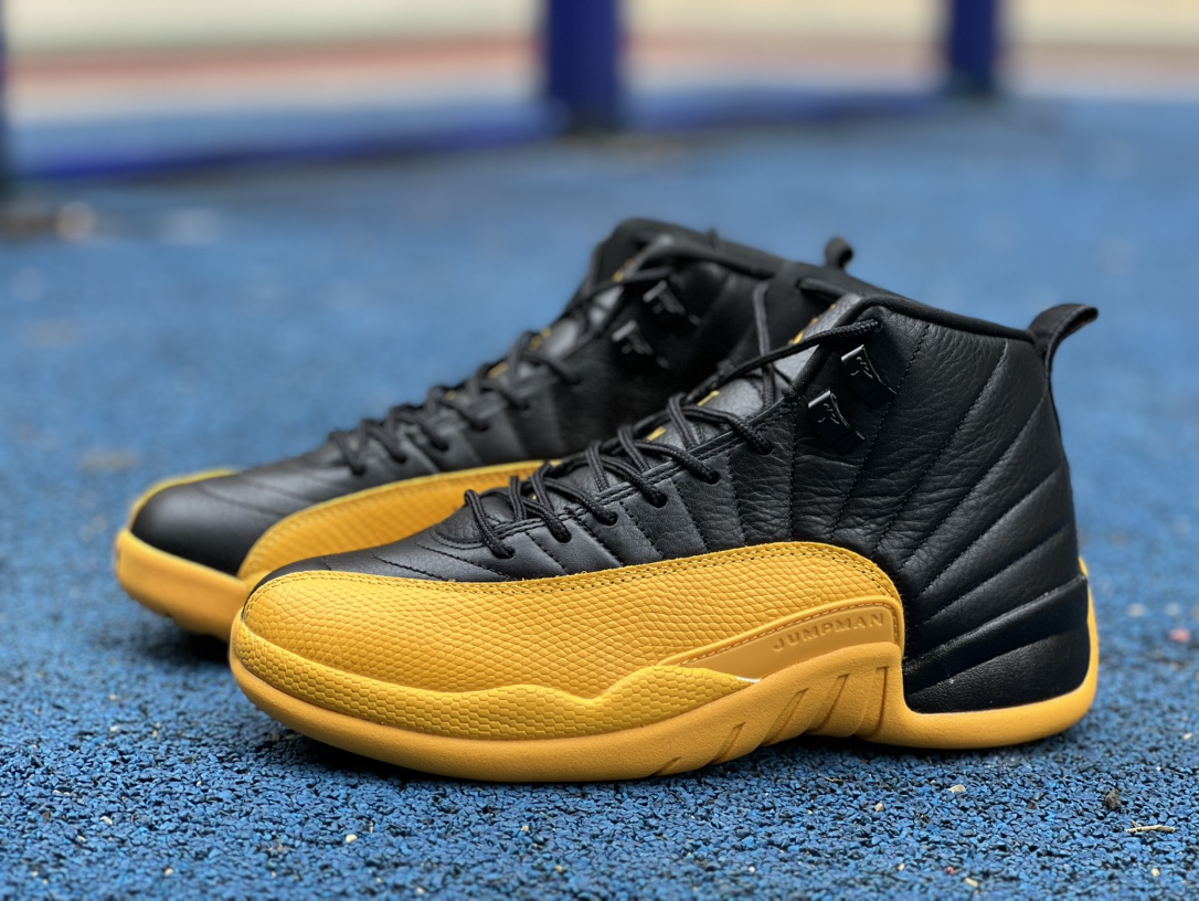 Jordan 12 Retro Black University Gold 130690-070