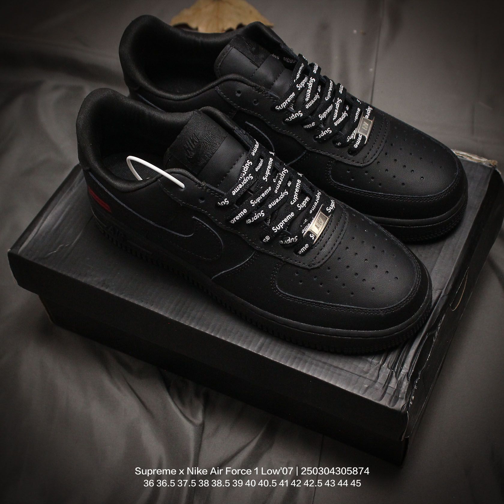 Air Force 1 Low Supreme Black CU9225-001