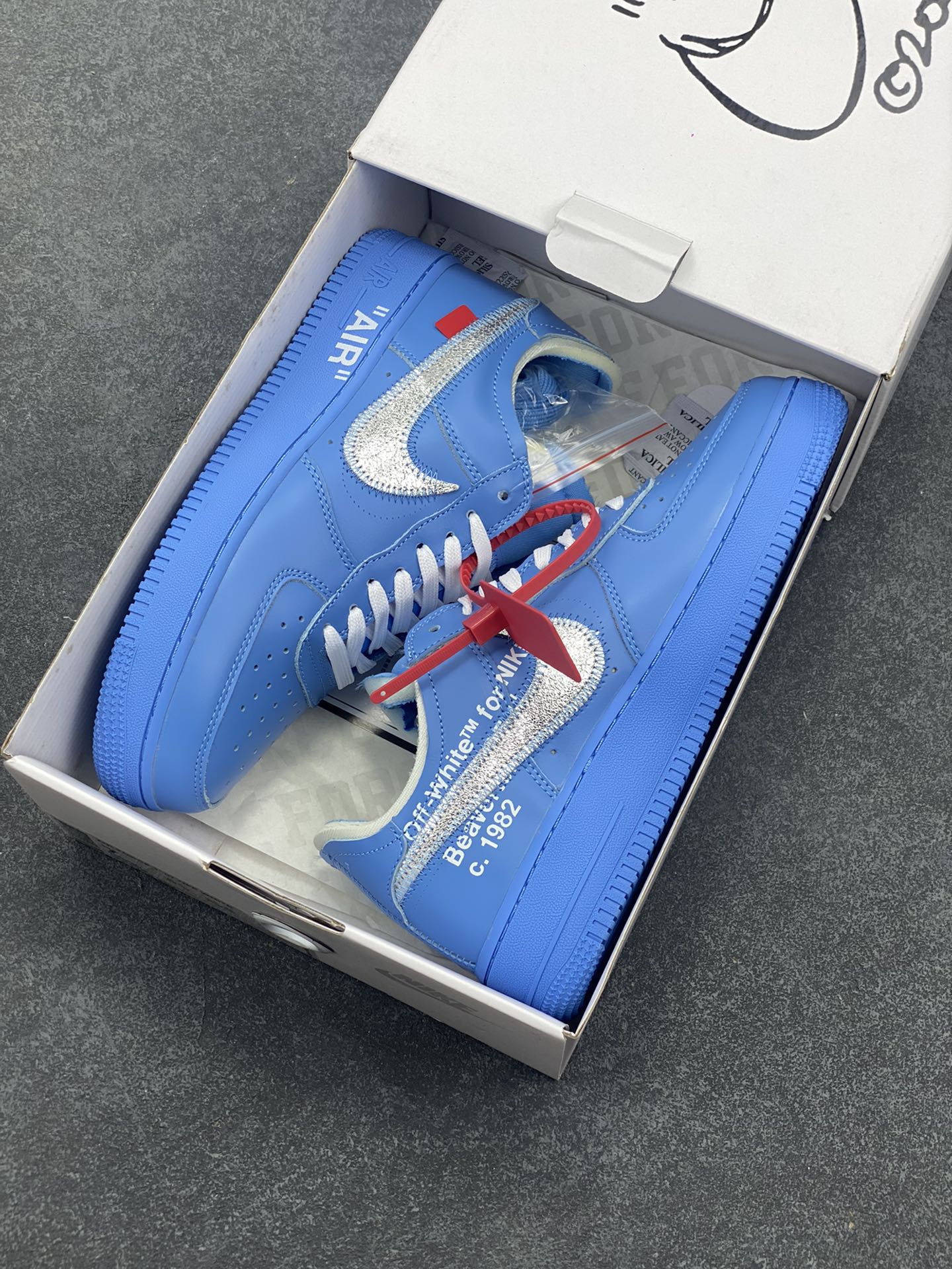*Air Force 1 Low Off-White MCA University Blue CI1173-400