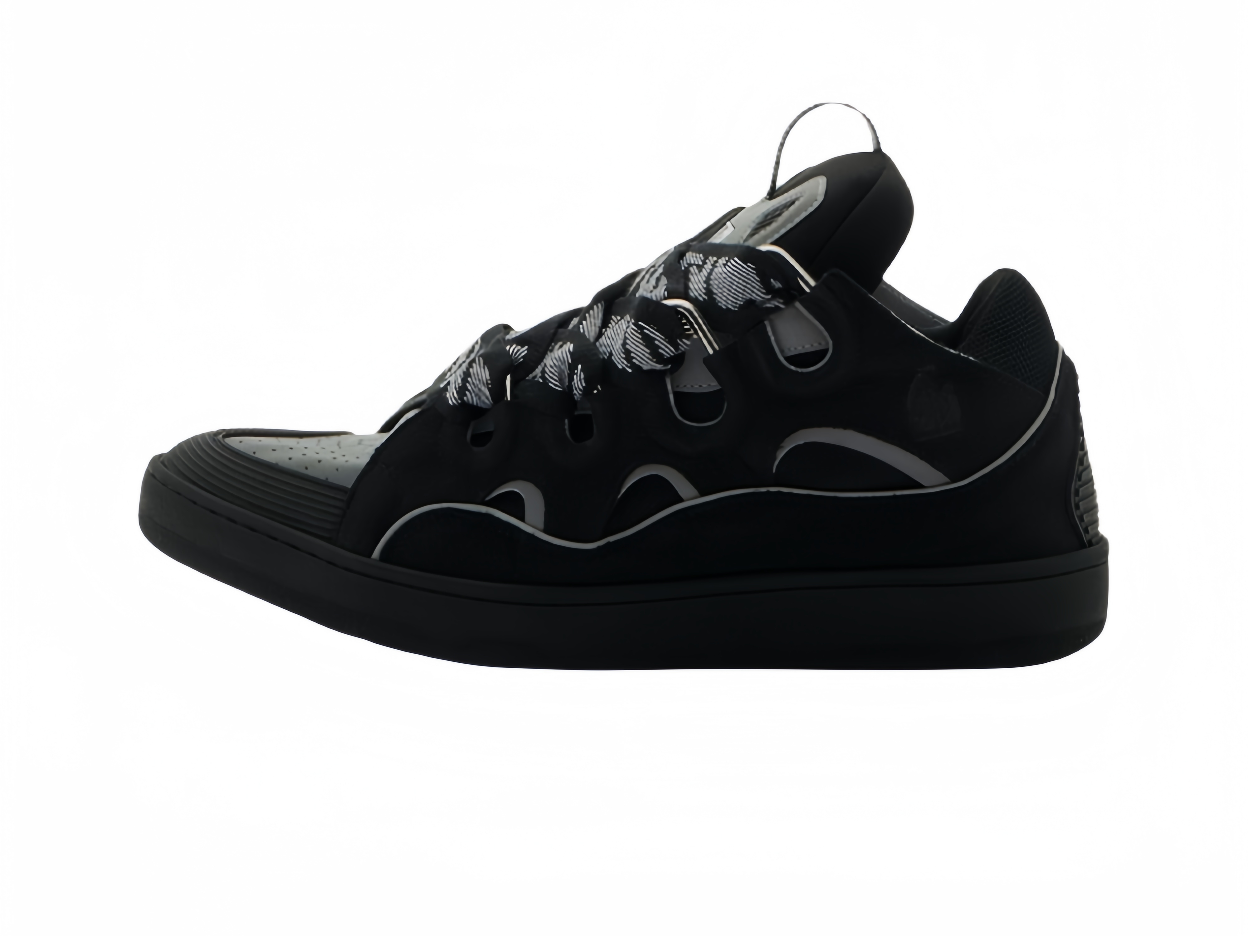 *Lanvin Curb Sneaker Black Grey