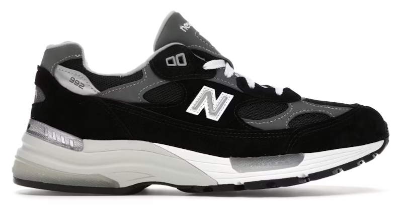 New Balance 992 Black Grey Suede M992EB