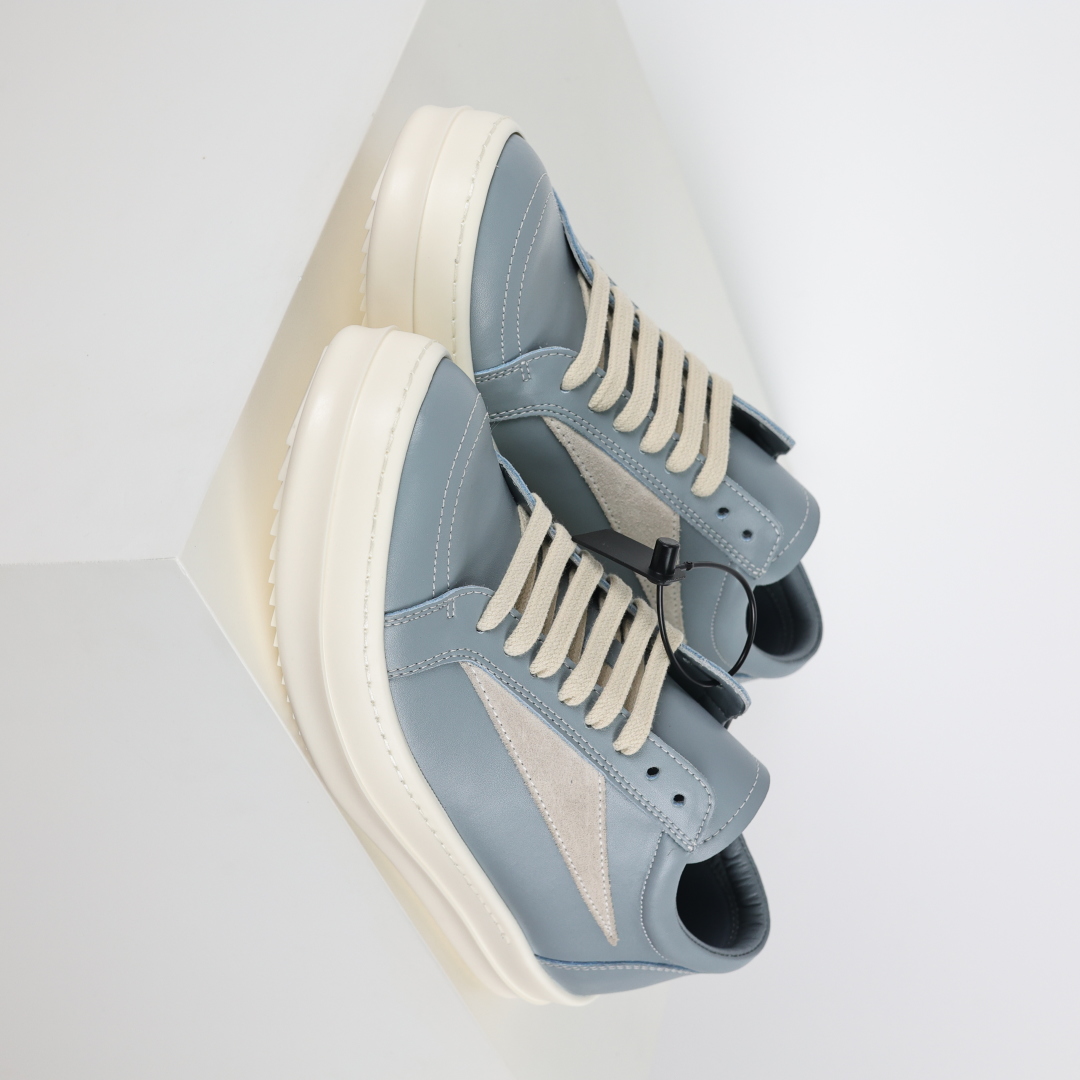 Rick Owens Blue Leather