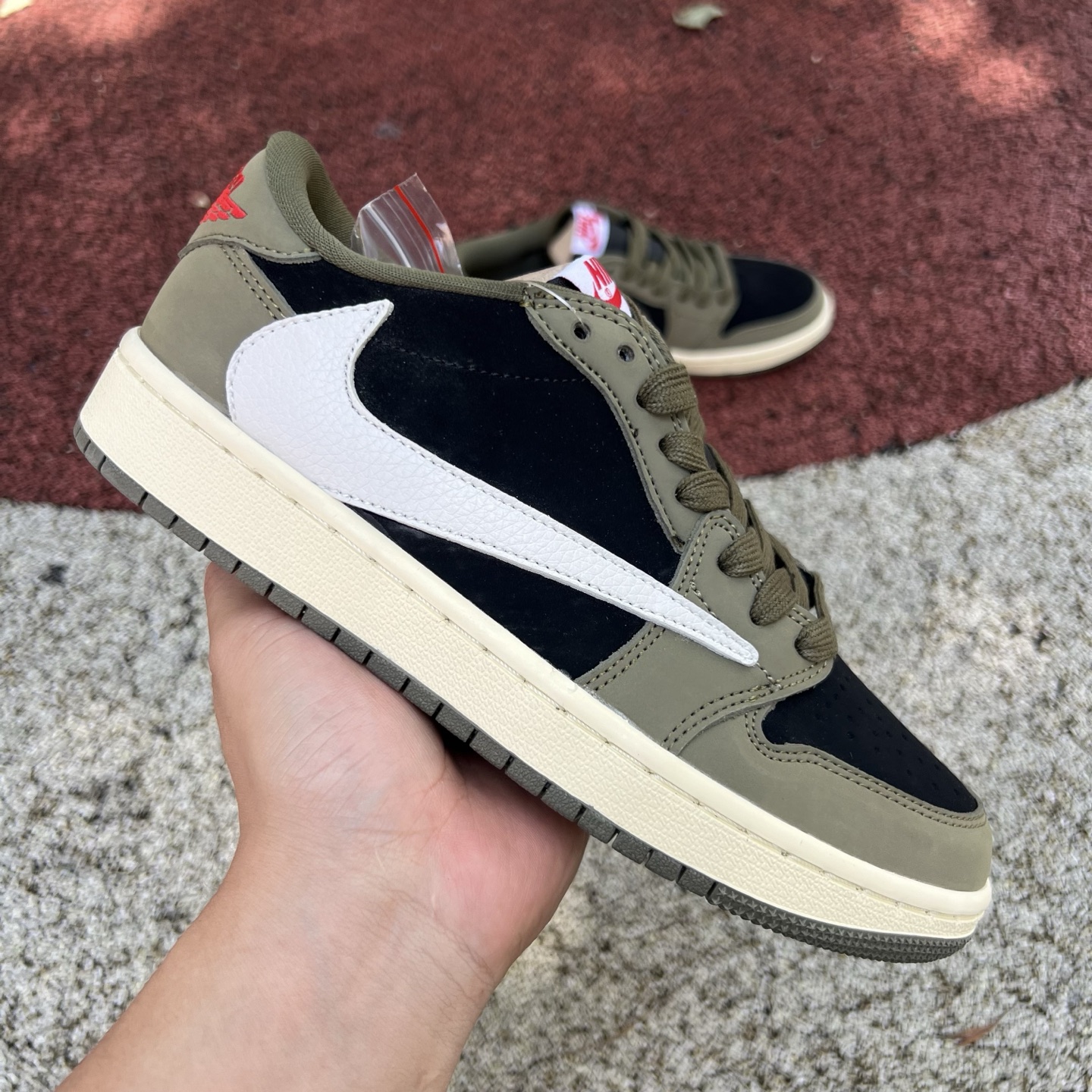 Jordan 1 Retro Low OG SP Travis Scott Black Olive 2024 DM7866-002
