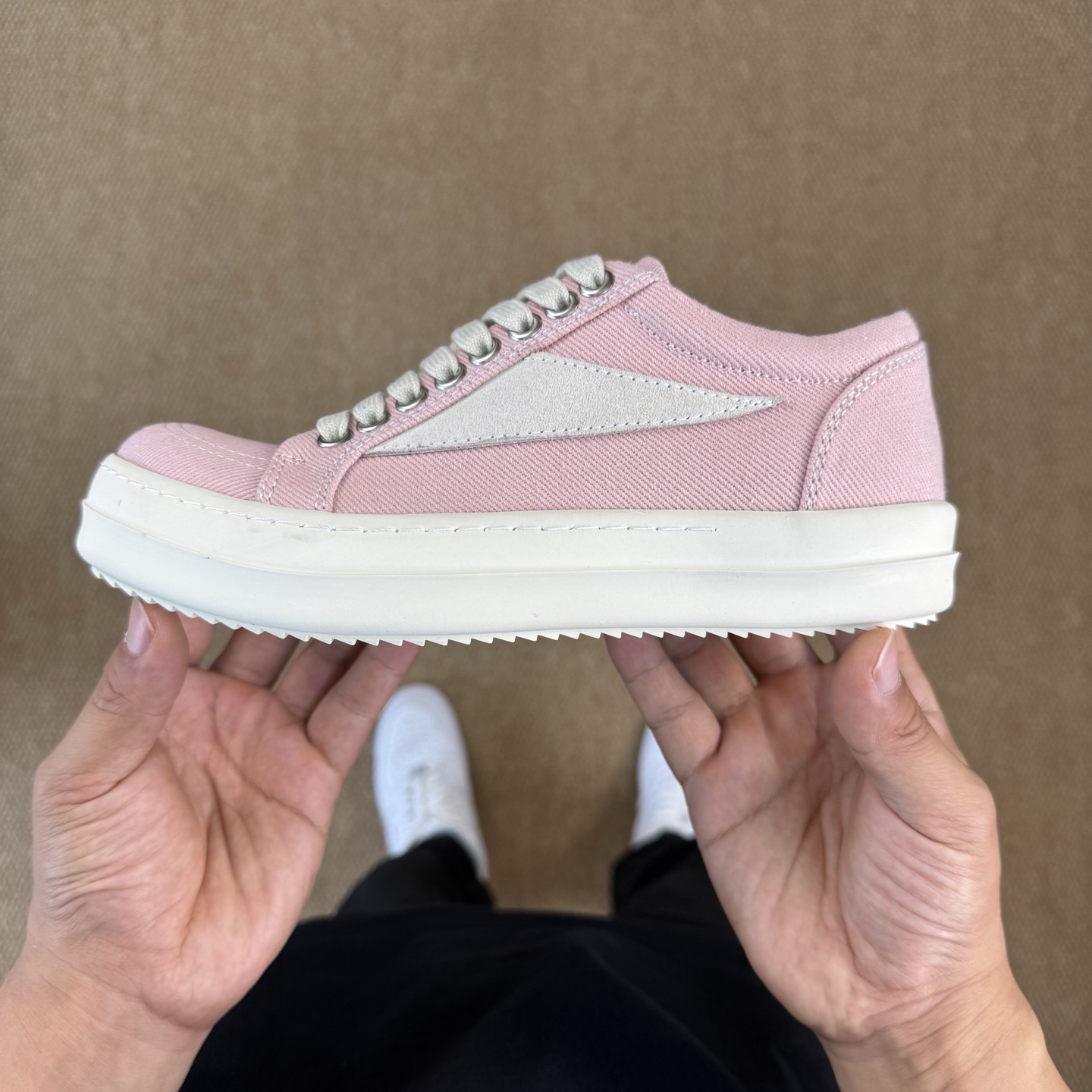 Rick Owens Pink Suede