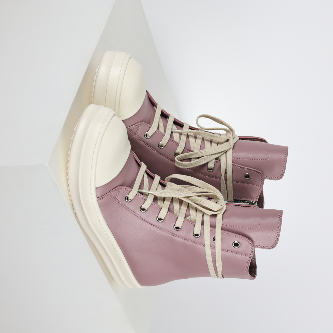 Rick Owens Pink Leather