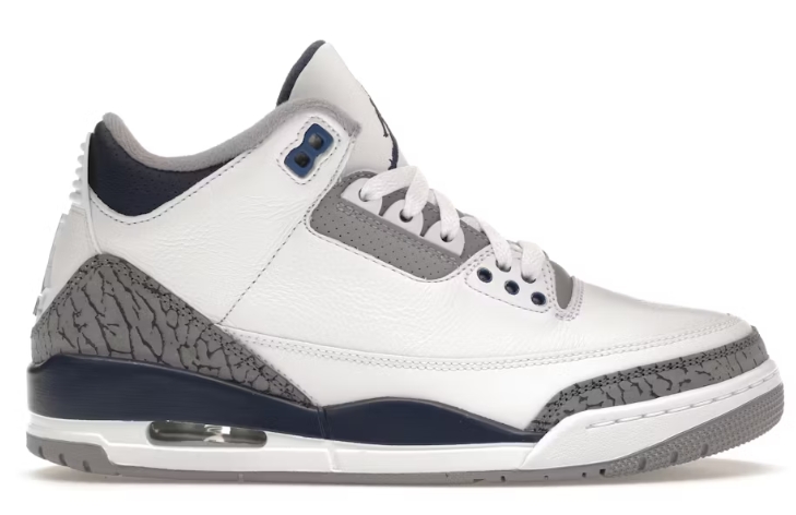 *Jordan 3 Retro Midnight Navy  CT8532-140
