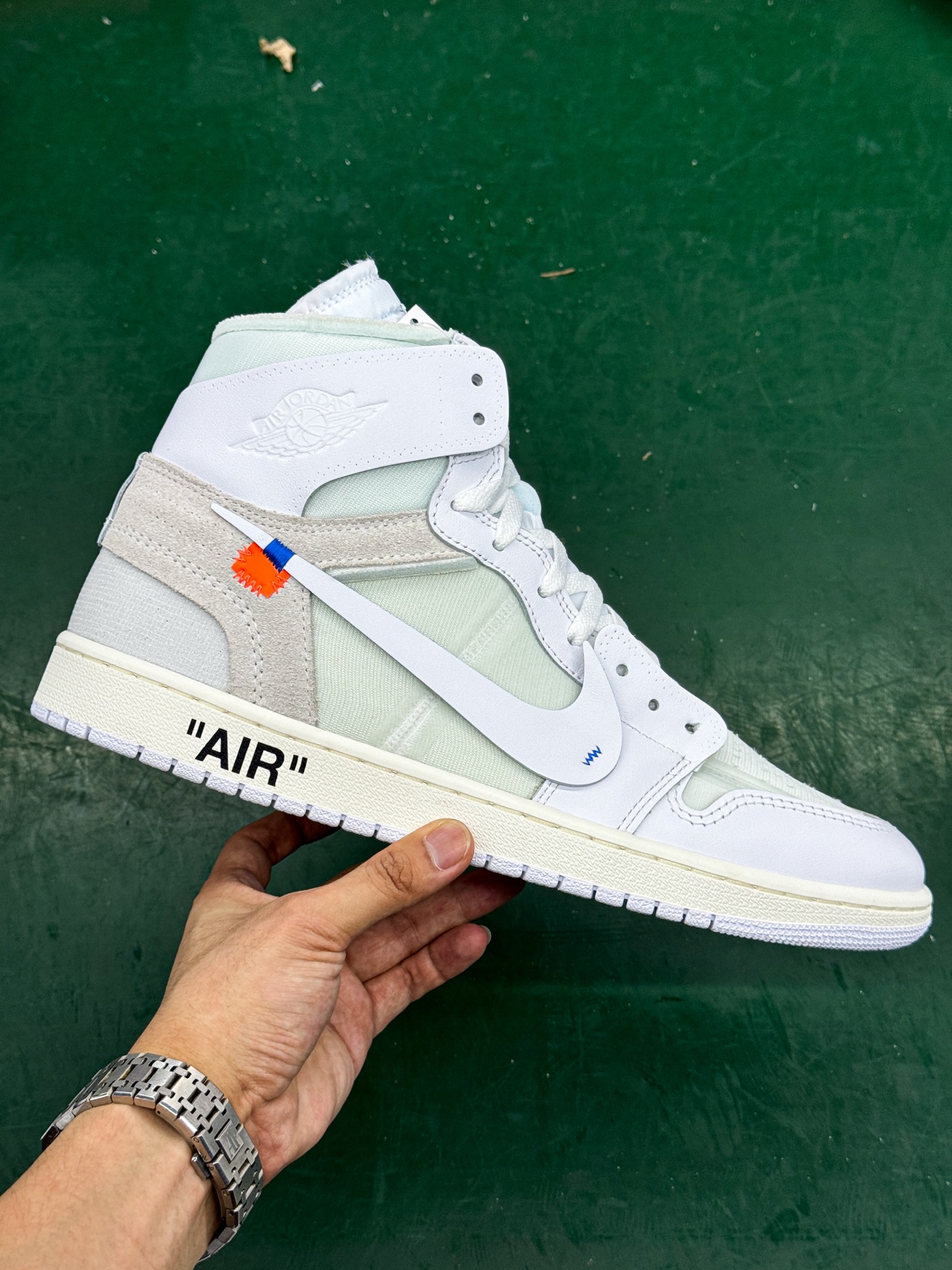 LJR version Air Jordan 1 x Off-White Retro High OG 'White' 2018 AQ0818-100