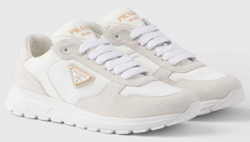 Prada Prax 2.0 Re-Nylon and suede sneakers