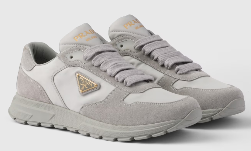 Prada Prax 2.0 Re-Nylon and suede sneakers