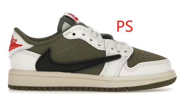 Jordan 1 Retro Low OG SP Travis Scott Medium Olive (PS) DO5442-200