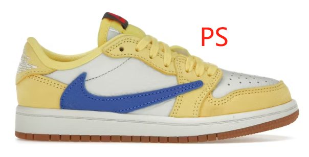 Jordan 1 Retro Low OG SP Travis Scott Canary (PS) DZ5909-700