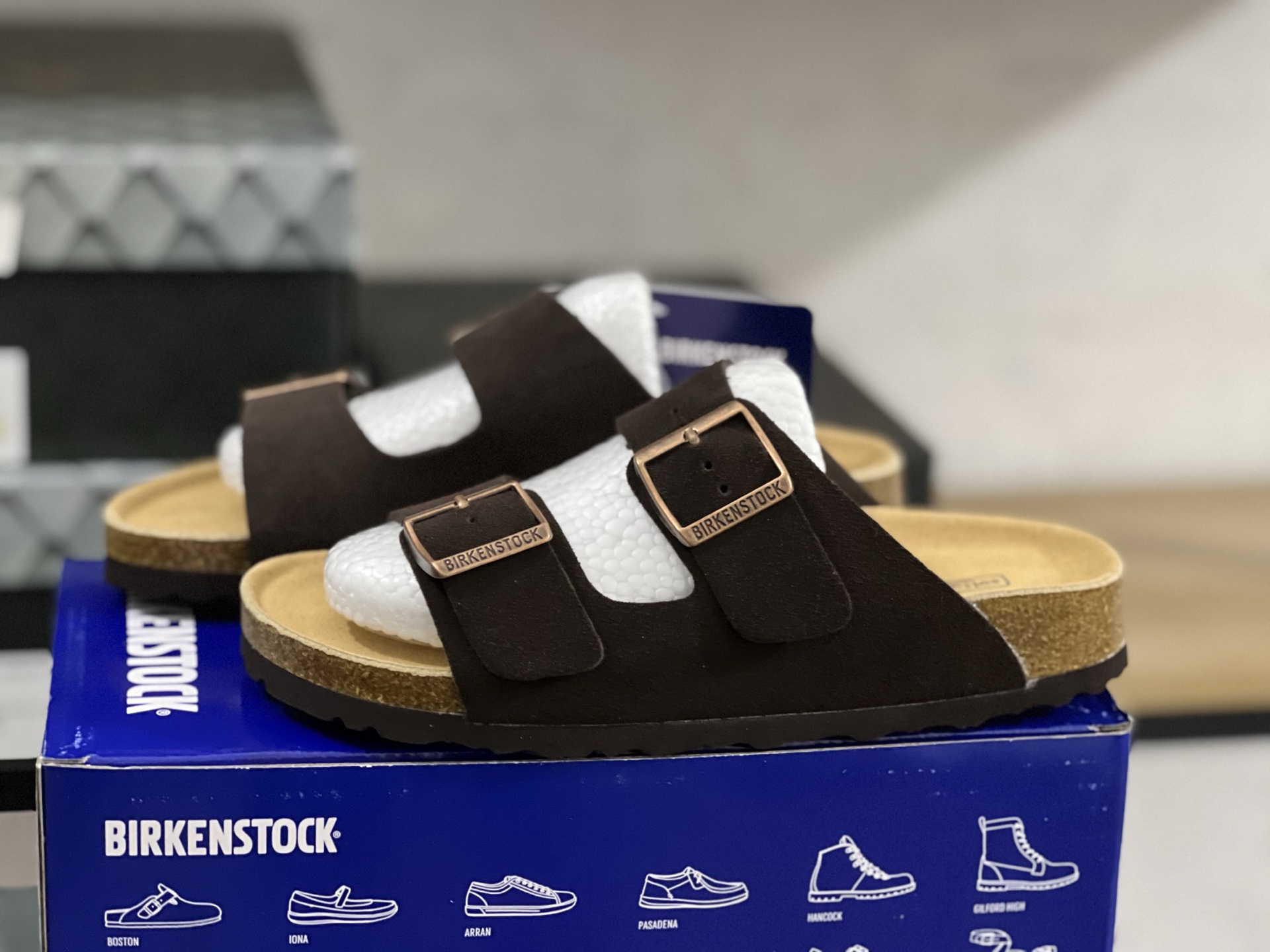 Birkenstock Arizona Soft Footbed Suede Leather - Mocha