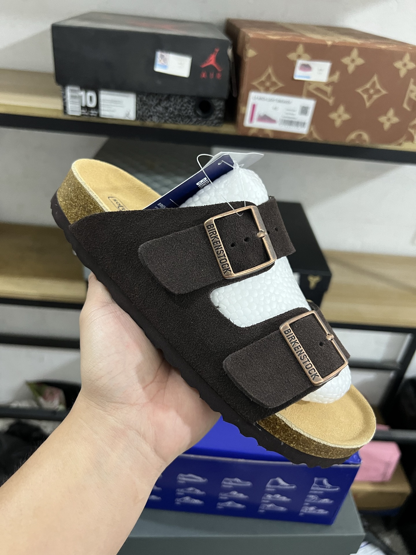 Birkenstock Arizona Soft Footbed Suede Leather - Mocha