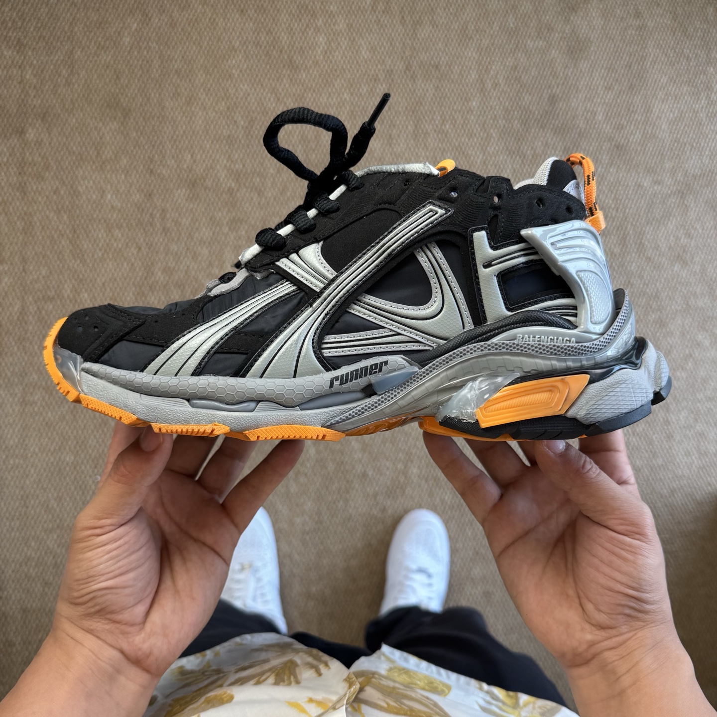 Balenciaga Runner orange