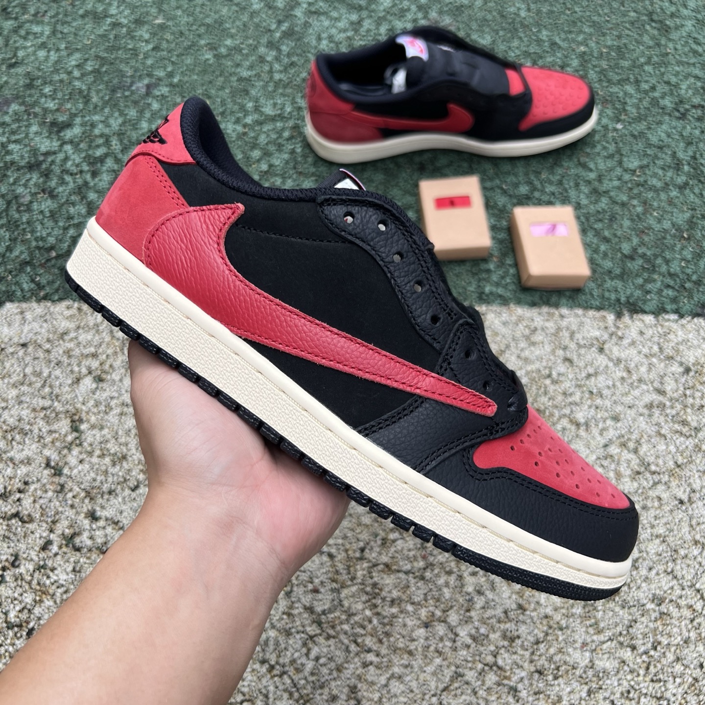 2025 Travis Scott x Air Jordan 1 DM7866-061  LJR Version