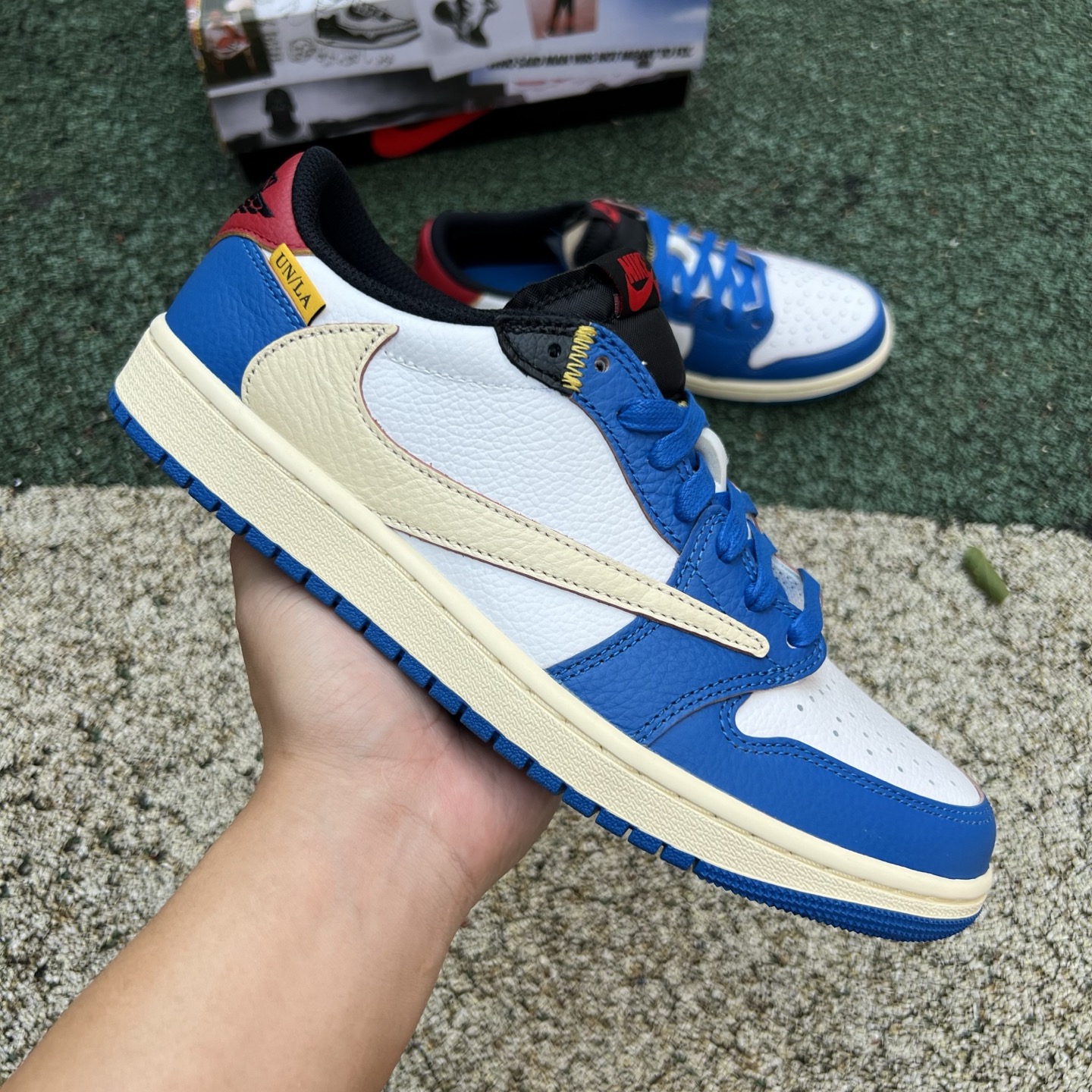 2025 Union LA x Travis Scott x Air Jordan 1 low DM7866-111 LJR Version