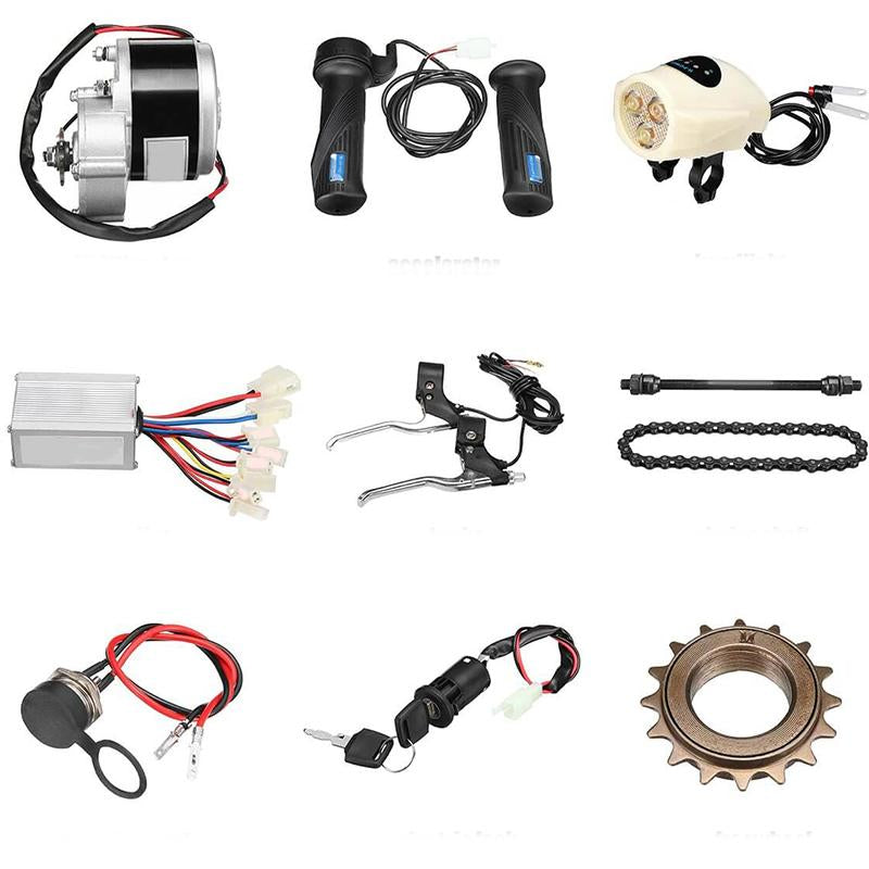 24V Brushless Motor Controller Electric Bicycle Conversion Kit