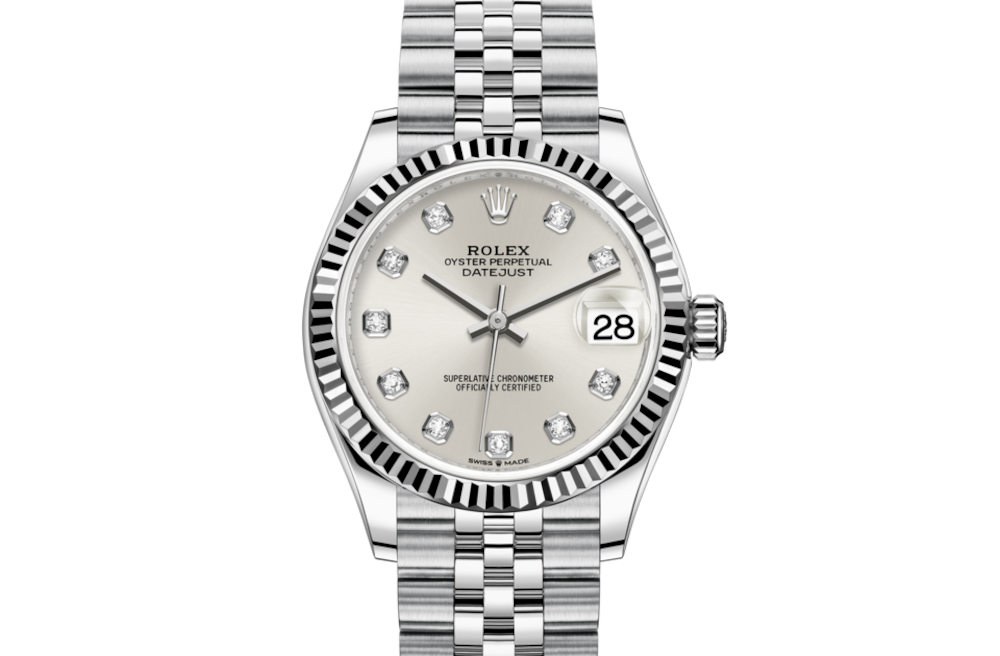 LadyRolex DATEJUST 31 Silver Set With Diamonds,278274