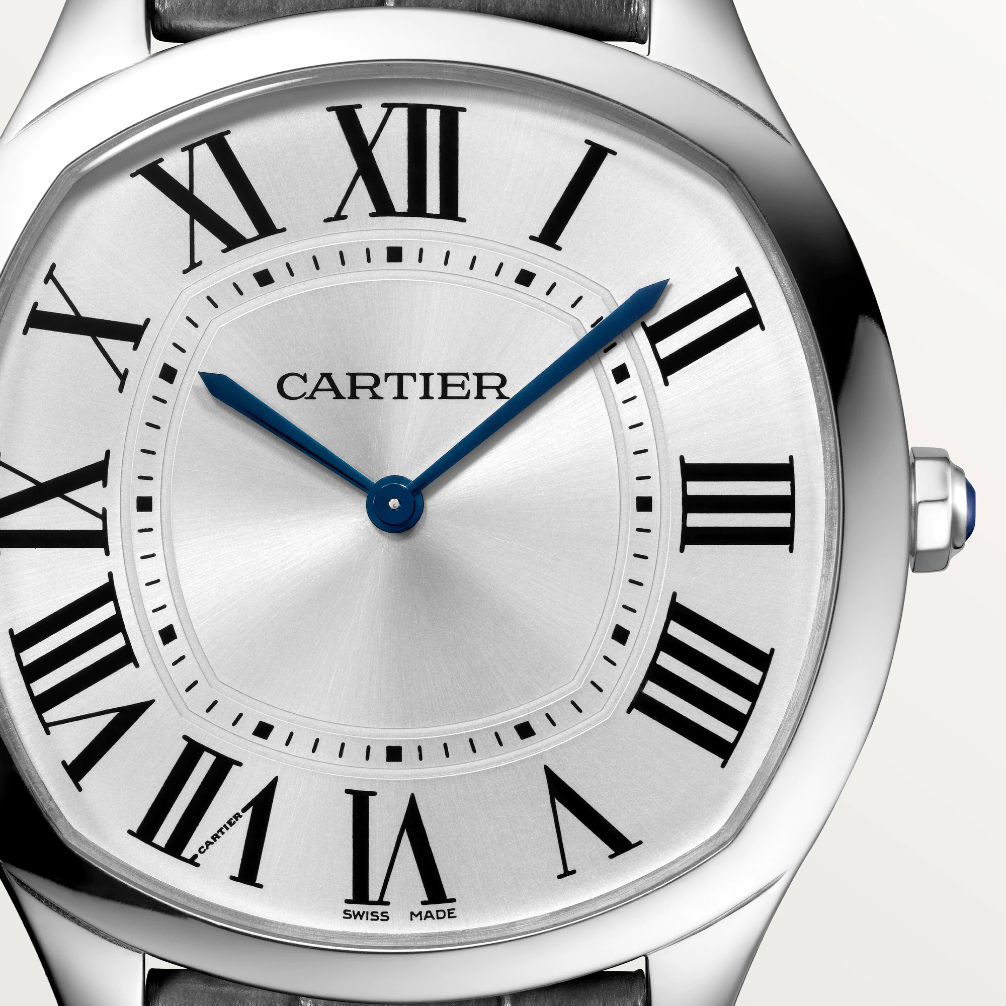 Cartier Drive 18K White Gold Men’s Watch, WGNM0007