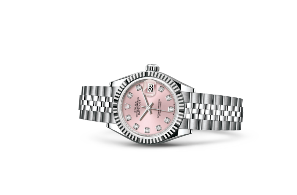 LadyRolex DATEJUST Pink Set With Diamonds,279174