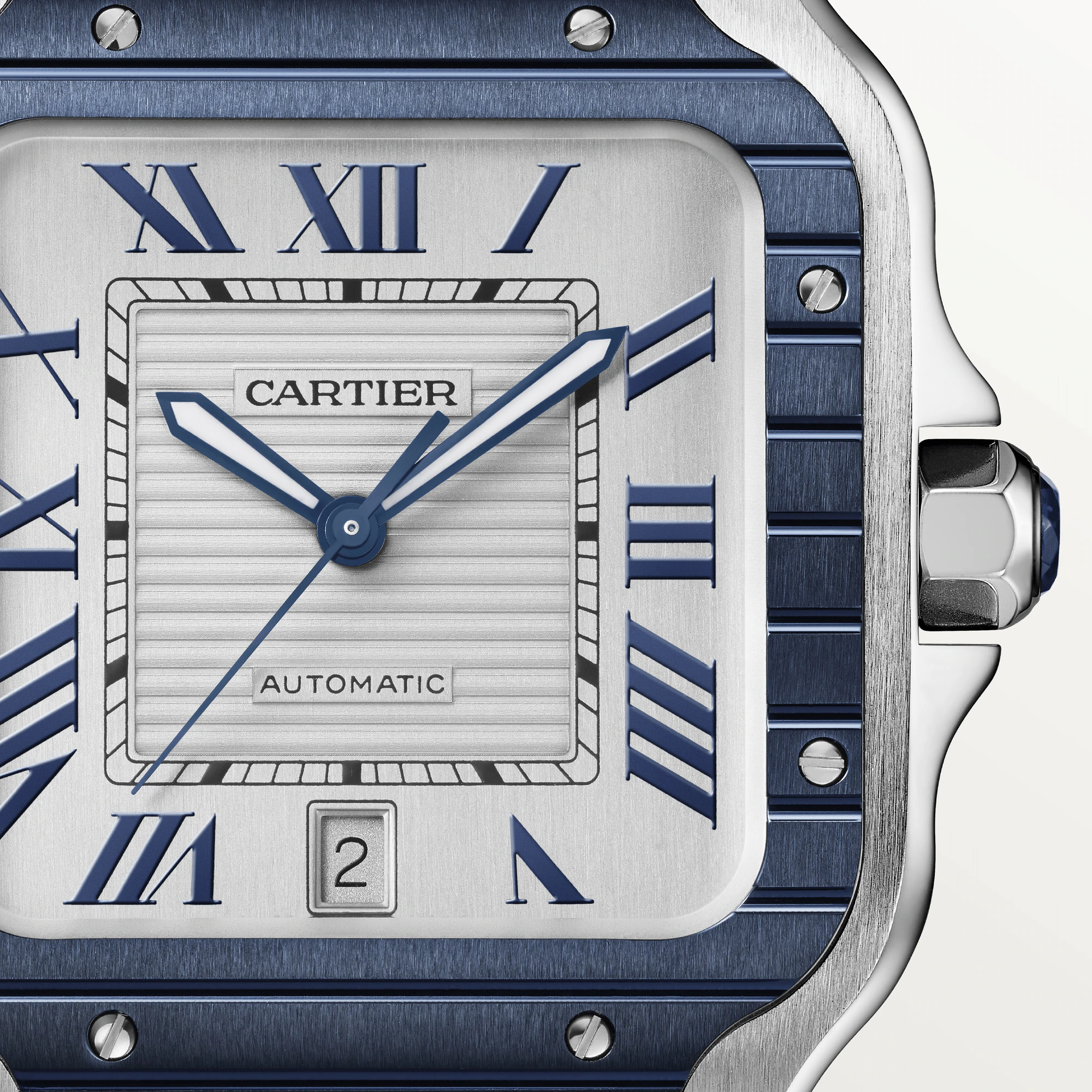 Cartier Santos Stainless Steel & PVD Men’s Watch, WSSA0047