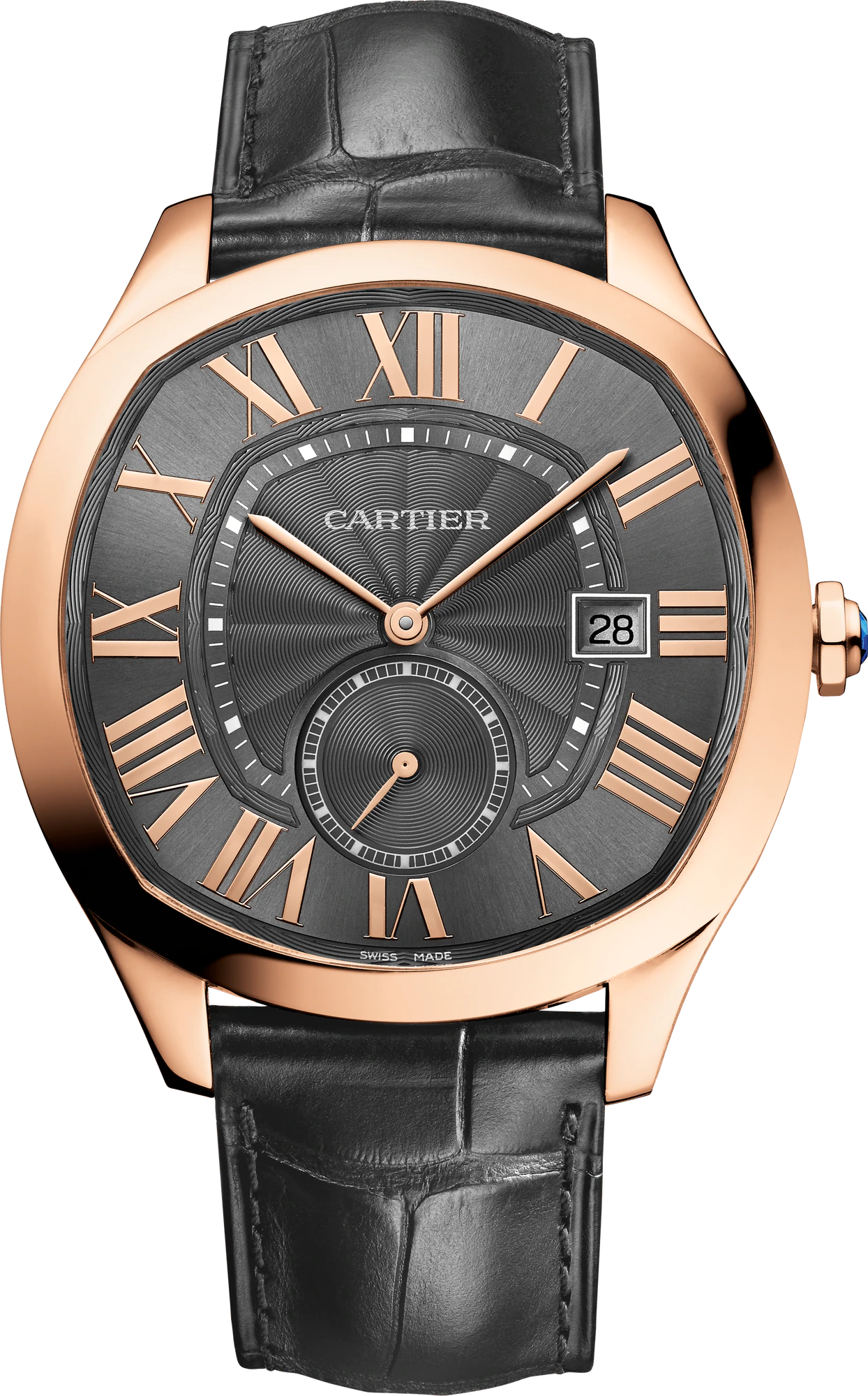 Cartier Drive 18K Rose Gold Men’s Watch, WGNM0004