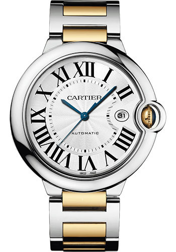 Cartier Ballon Bleu 42mm Stainless steel & Yellow Gold Men’s Watch, W2BB0031