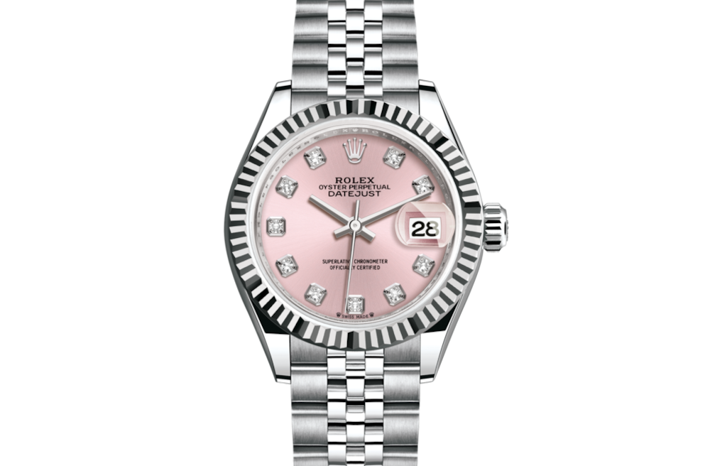 LadyRolex DATEJUST Pink Set With Diamonds,279174