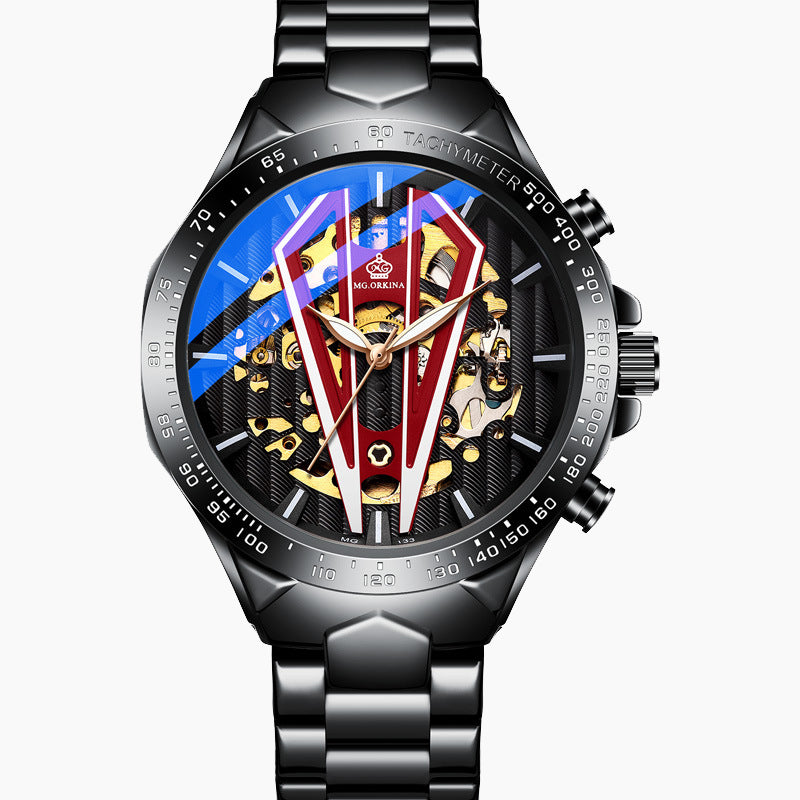 3D Skeleton Luminous Automatic Mechanical Watch