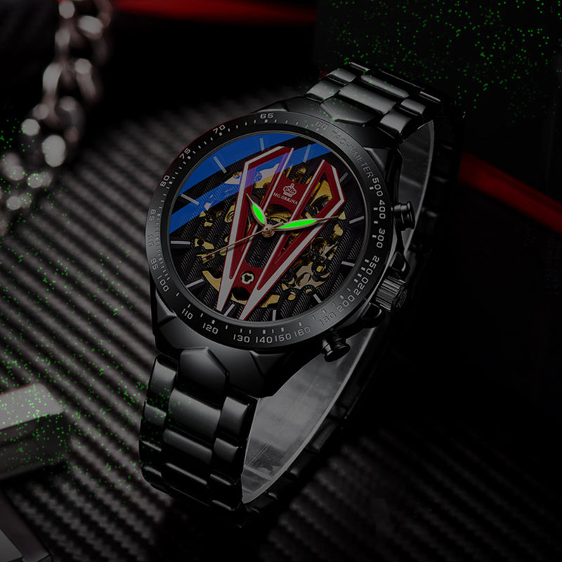 3D Skeleton Luminous Automatic Mechanical Watch