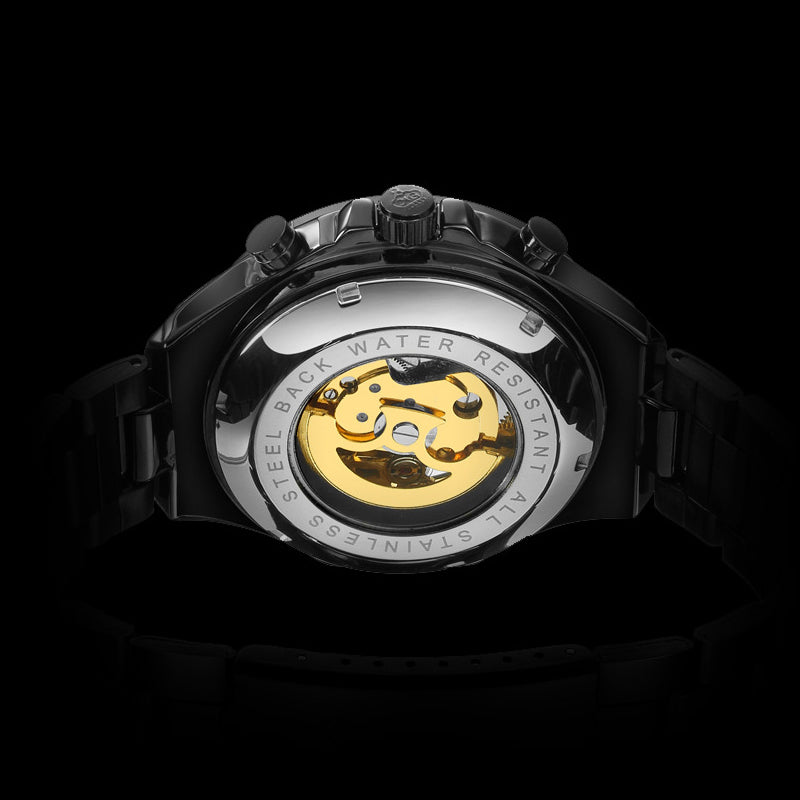 3D Skeleton Luminous Automatic Mechanical Watch