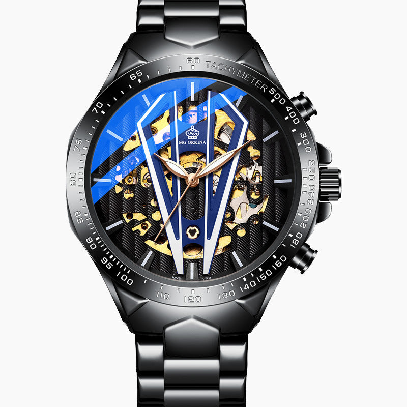 3D Skeleton Luminous Automatic Mechanical Watch
