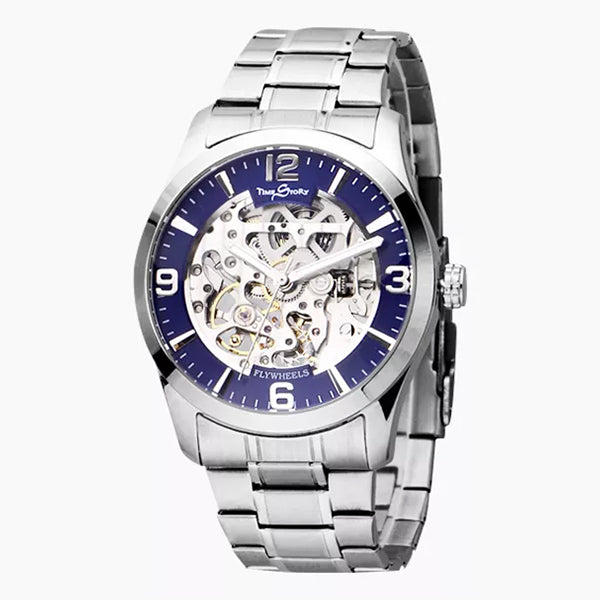 Automatic double-sided skeleton mechanical watch