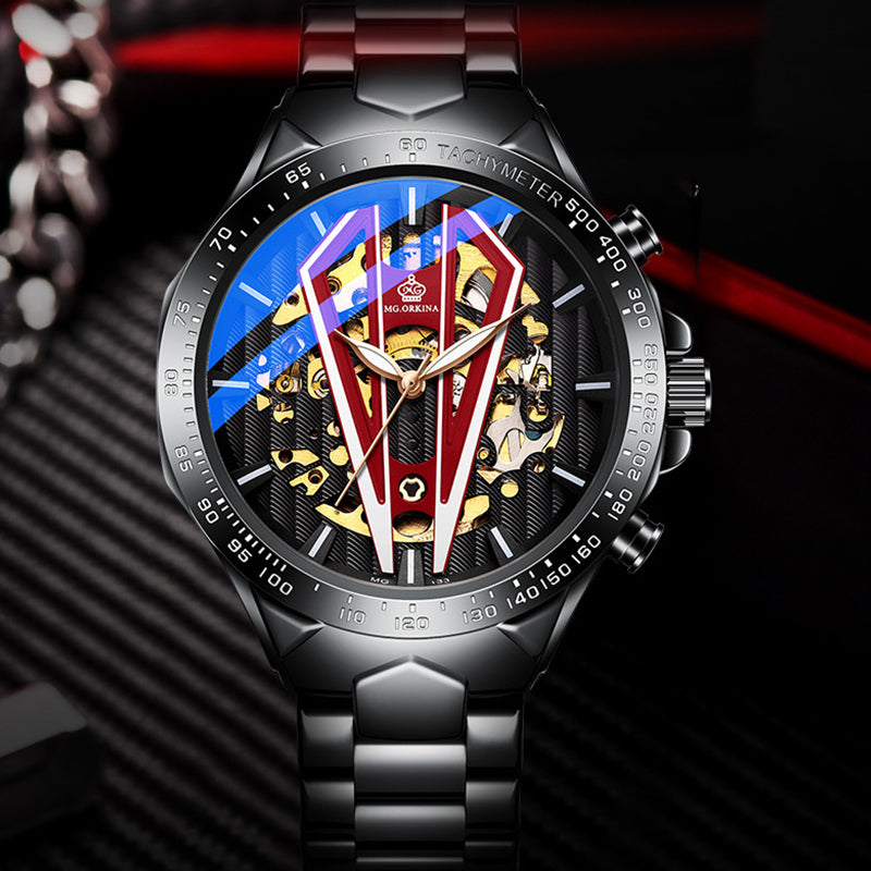 3D Skeleton Luminous Automatic Mechanical Watch