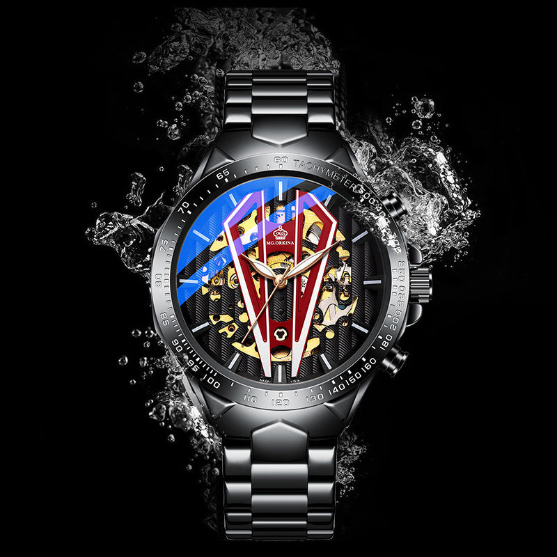 3D Skeleton Luminous Automatic Mechanical Watch