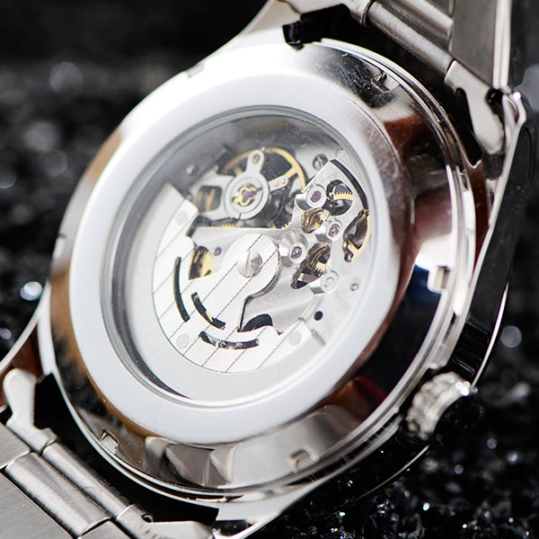 Automatic double-sided skeleton mechanical watch