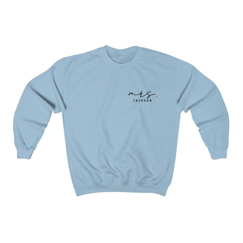 Mrs Sweatshirt, Hoodie&T-shirt with last name