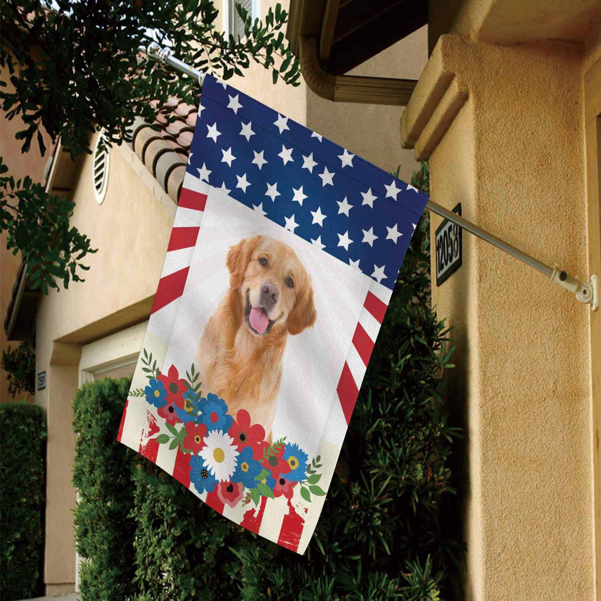 In Loving Memory-Personalized Dog Photo Flag,Custom independence day flag