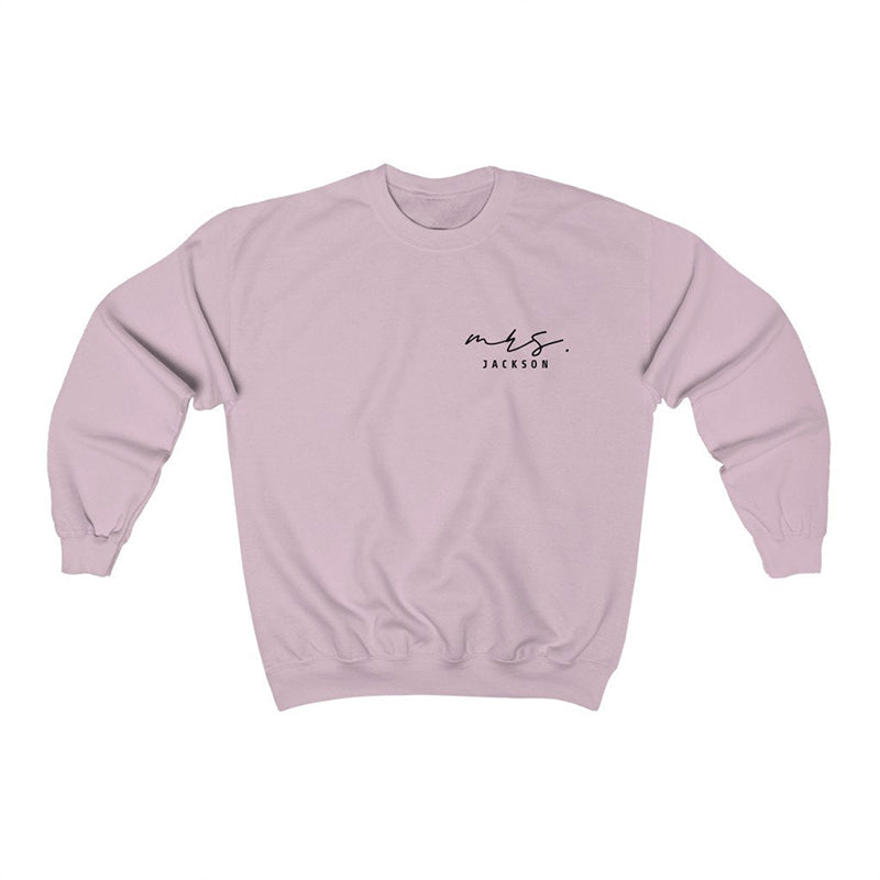 Mrs Sweatshirt, Hoodie&T-shirt with last name