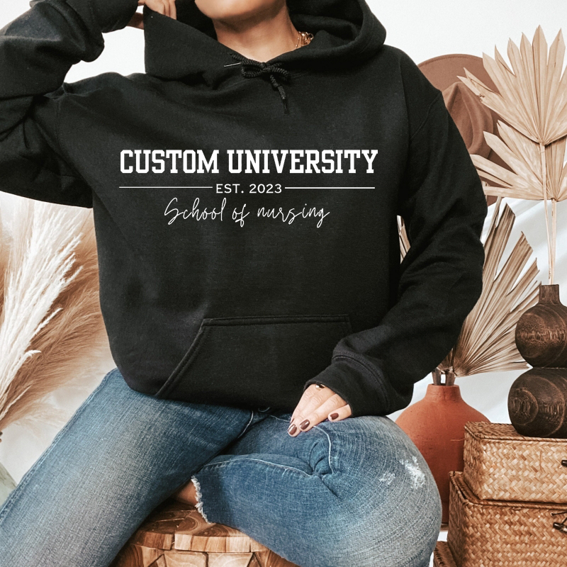 Custom University  Shirt,Personalized School at Nursing T-shirt,Sweatshirt and Hoodie