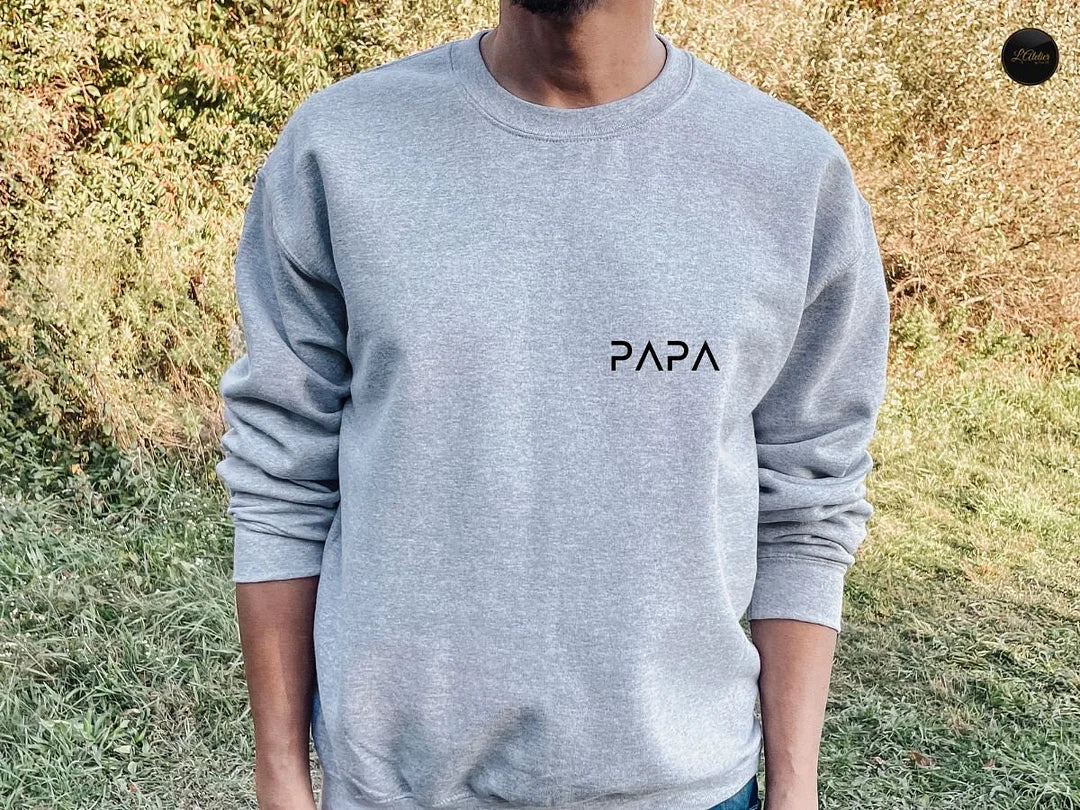 Personalised Papa Shirt, Dad T-Shirt