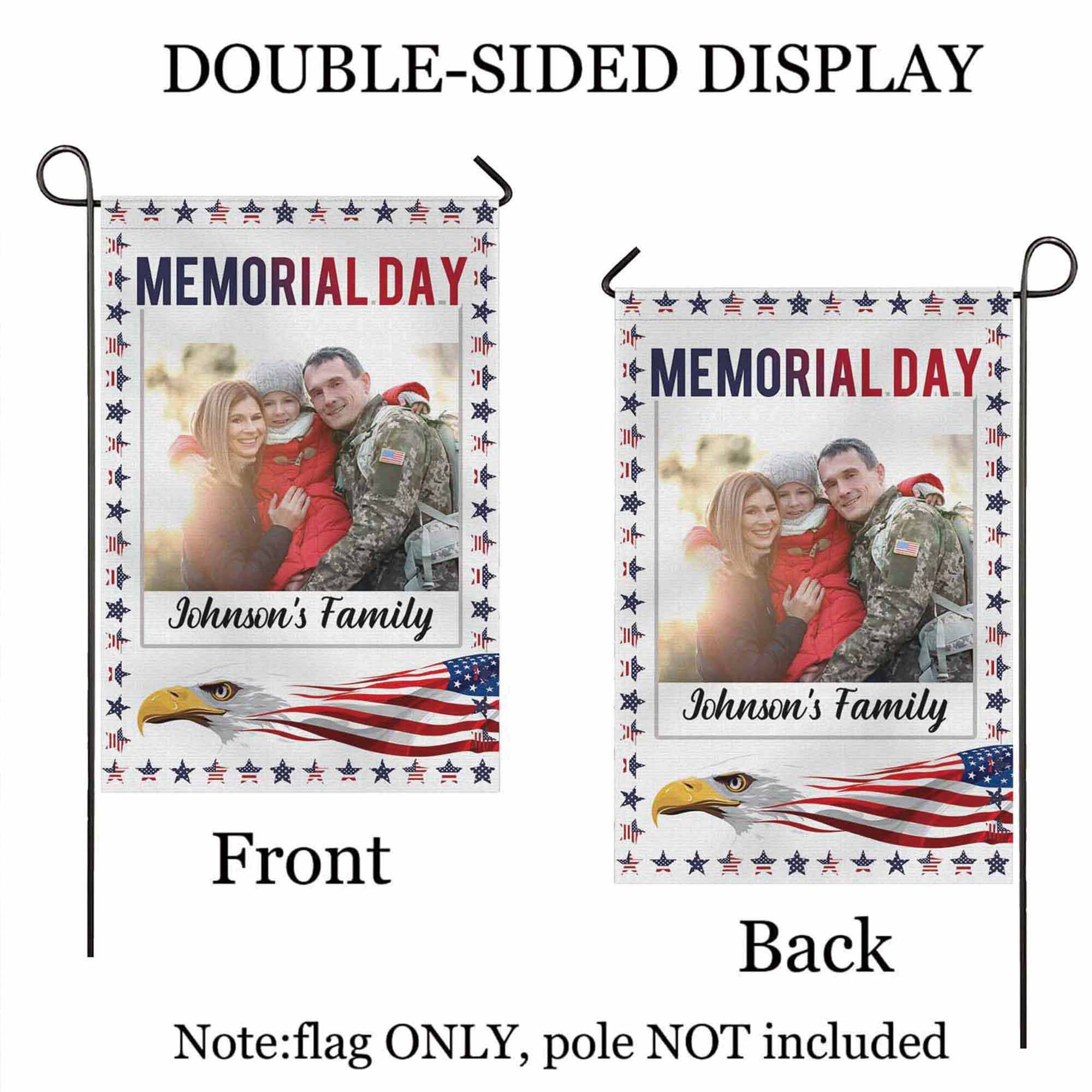 In Loving Memory-Personalized Dog Photo Flag,Custom independence day flag