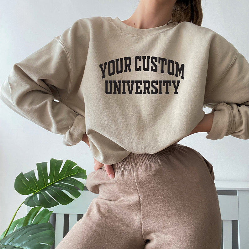 Custom School Sweatshirt,Oversized School Hoodies,Customized School Shirt